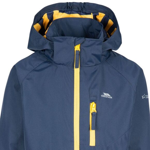 Trespass Childrens Boys Overwhelm Rain Jacket / Navy
